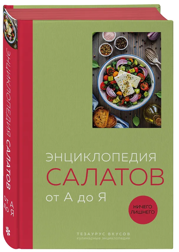 Книга Энциклопедия салатов от А до Я (закрашенный обрез) () — 4