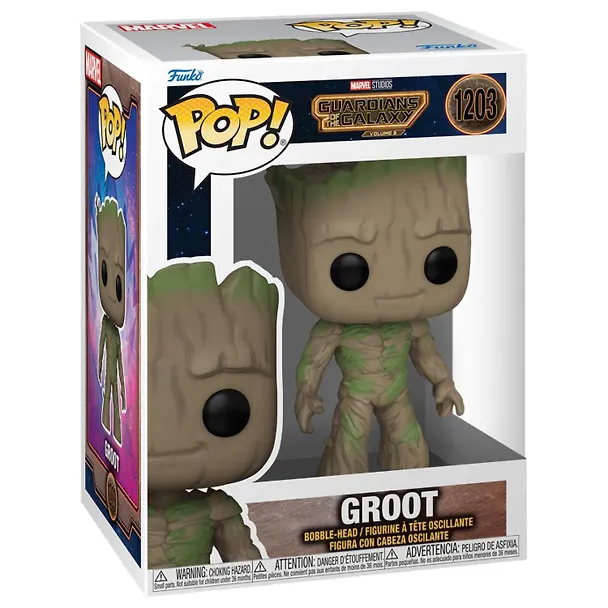 Фигурка Funko POP! Bobble Marvel Guardians Of The Galaxy 3 Groot (1203) (Fun67510) 3095373 — 3