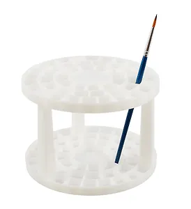 Подставка для кистей белая круглая, Стамм