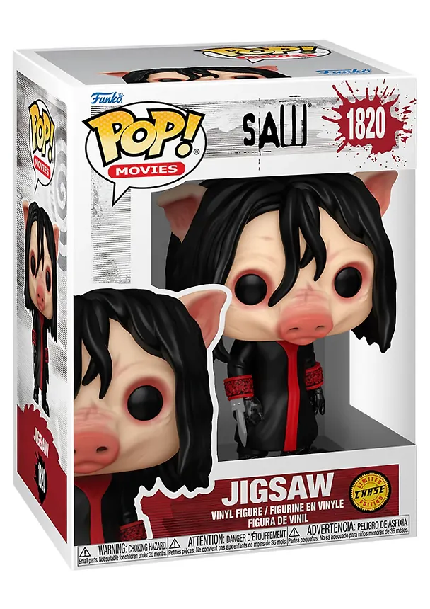 Фигурка Funko POP! Movies Saw Jigsaw w/Chase (1820) (Fun80692) 3124195 — 4