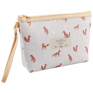 Сумочка с карабином Лисы (PU) (14×23) (ПВХ бокс) (12-07248-6012-6)