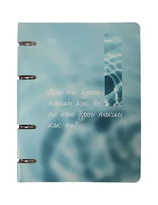 Тетрадь 100л кл. "Не будь как все" на кольцах, мел.картон, твин-лак, квадр.корешок, скругл.углы