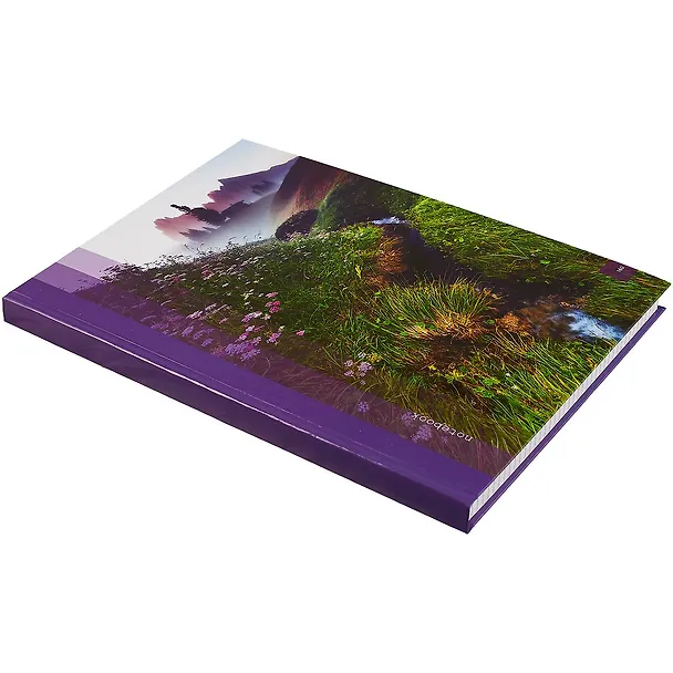 Книга для записей А4 160л кл. "Sunrise" тв.переплет, мат.ламинация 260485 — 2