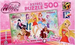 Пазл 500А 8445 Винкс (Winx City Girl) Стелла (коробка) (А) 2234670
