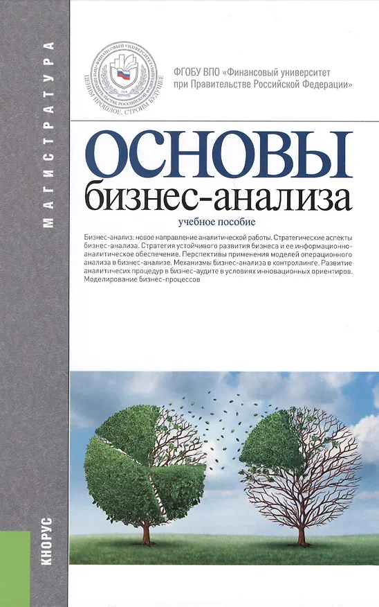 Книга Основы бизнес-анализа (Магистратура). Учебное пособие (Владимир Бариленко) — 1