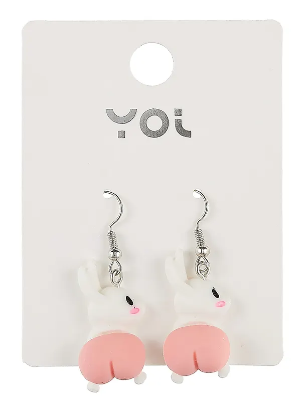 Серьги Yoi, "Кролик", 4 см 3010199 — 4