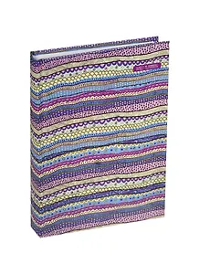 Ежедневник недат. А6 160л "Орнамент. Фиолетовый" 7БЦ, мат.лам, выб.лак, Listoff