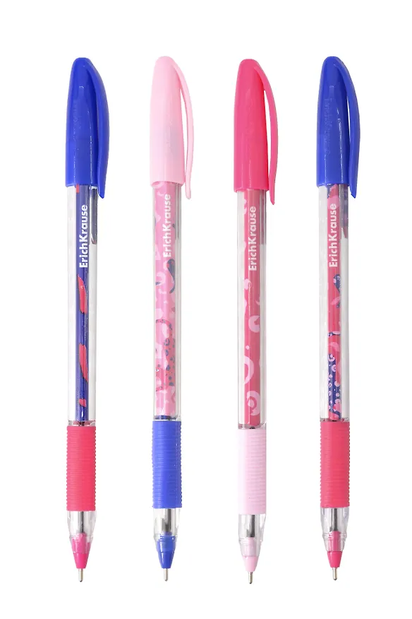 Шариковая ручка синяя 1 мм, U-109 Stick&Grip, Erich Krause 3149995 — 1