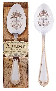 Ложка чайная в подарочной коробке Андрей (3х15) (615192)