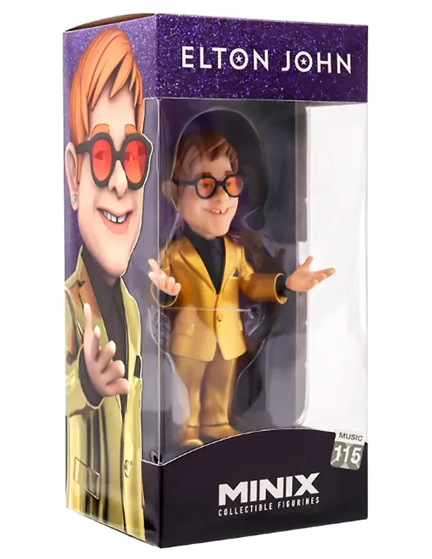 Коллекционная фигурка Элтон Джон (Minix) (12см) (20461) 3168080 — 2