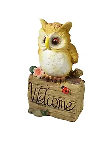 Фигурка садовая Сова с табличкой Welcome (23см) (109-022)