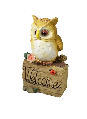 Фигурка садовая Сова с табличкой Welcome (23см) (109-022) 2411953