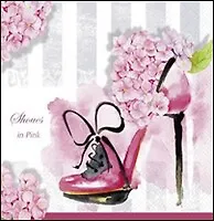 Наб. салф. для декупажа Туфельки/Гортензия (121255/6625) (2шт) (упаковка)