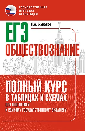 Книга ЕГЭ. Обществознание. Полный курс в таблицах и схемах для подготовки к ЕГЭ (Пётр Баранов)