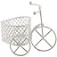 Кукольные аксес. из металла Велосипед с корзиной (11001705) (8х9,5) (белый) (2 вида) ( — 2457536 — 2