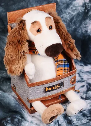 Игрушка мягкая Budi Basa, Бартоломей в шарфе 27см 2588174