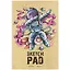 Скетчбук А4 32л "Диско космос" белый офсет, 100г/м2, крафт обл., тверд. подложка, склейка — 263100 — 1