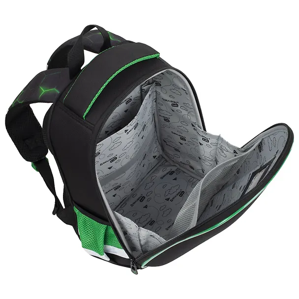 Ранец  KIDSS MINI "Green ball" 1 отд., 35*27*12,5см, 2 кармана 3024083 — 4