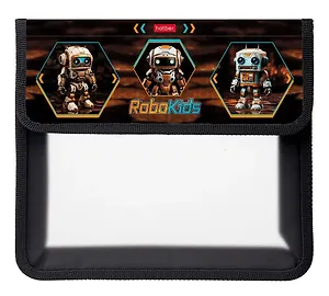 Папка для тетрадей А5 "Робо" пластик, липучка.