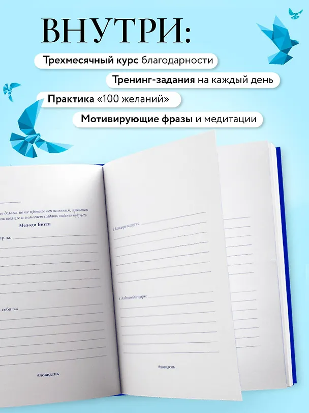 Книга Лови день. Дневник благодарности (подарочное оформление с золотой фольгой) (Ольга Берг) — 7