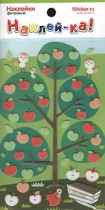 Наклейка декоративная фетровая 1 Яблоня 1 (95*185) (Наклей-ка) (3+) (упаковка)