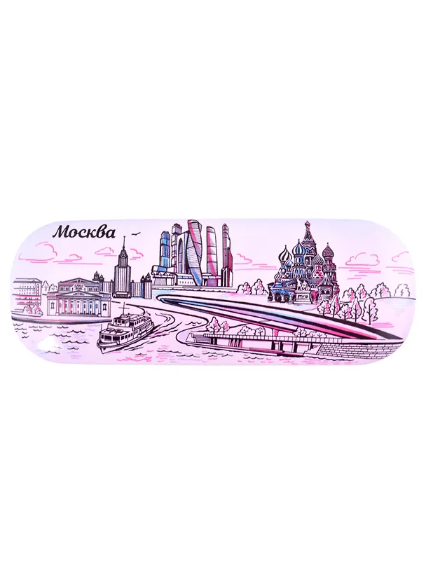 Чехол для очков Москва.Зарядье Москва-сити ХВБ рис. (322-19K42) 2868378 — 1
