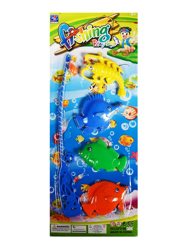 Игра магнитная рыбалка (удочка, 4 рыбки) 2519589 — 1