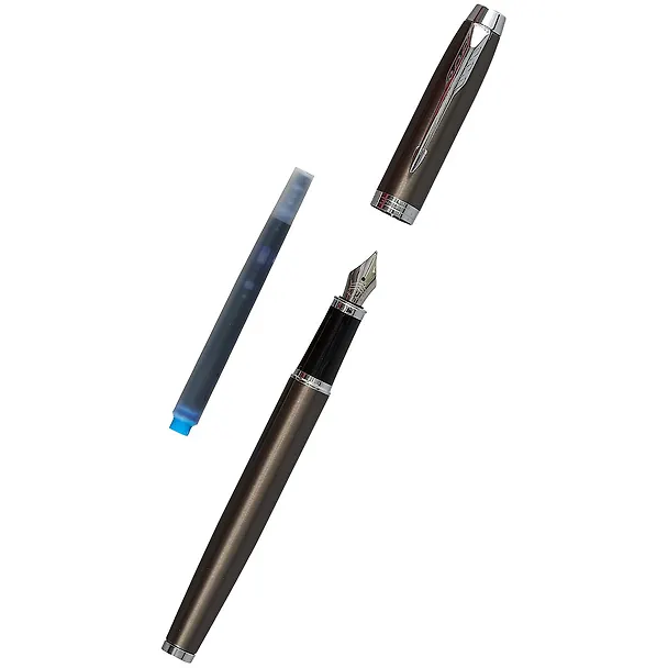 Перьевая ручка Parker, IM Dark Expresso CT, синяя 250198 — 2