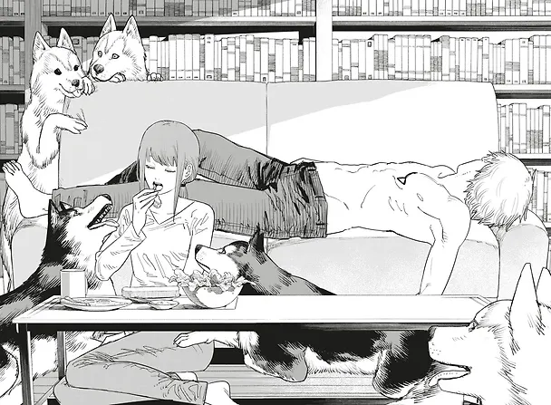 Человек-бензопила. Том 5 - Купание в ванне. Чувства собаки. (Chainsaw Man). Манга 2939182 — 17