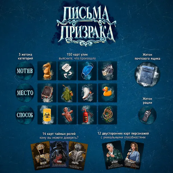 Настольная игра "Письма призрака" 2979562 — 8