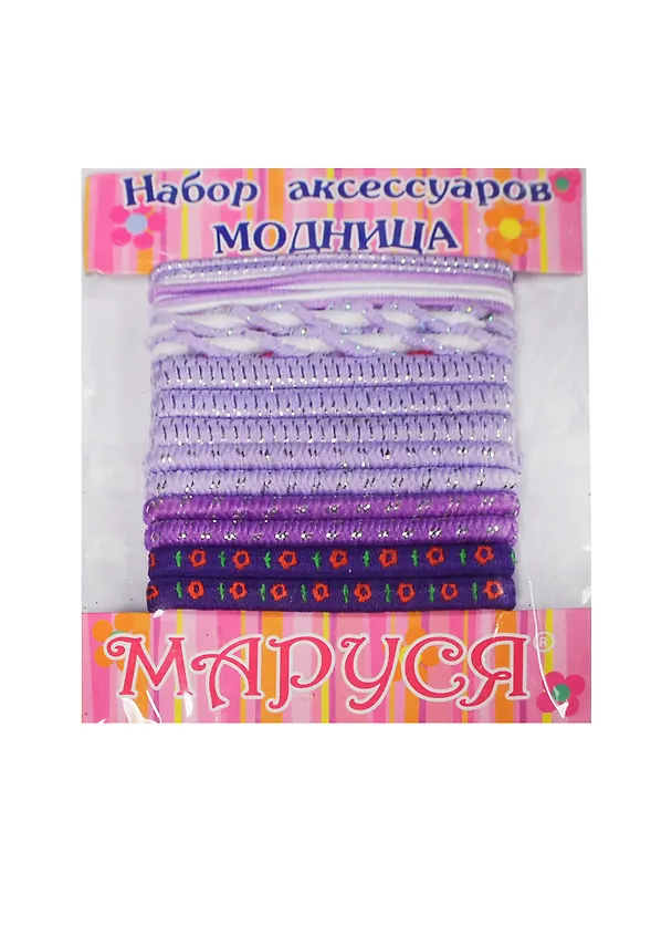 Набор резинок для волос Модница (карточка) (9422/21264) (упаковка) 2286761 — 1