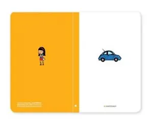 Карманный Ежедневник, с фигуркой Blue Beetle (D12-07) (Оранжевая корова)