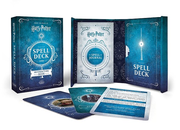 Книга Harry Potter. Spell Deck and Interactive Book of Magic (40 карточек+книга) (Dayna Lemke) — 1