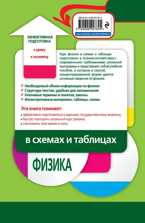 Книга Физика в схемах и таблицах (Константин Немченко) — 2