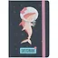Скетчбук А5 80л " Акула в космосе" 70г/м2, кремовая бумага, тв. переплет, резинка — 2883106 — 1