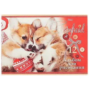 Альбом для рисования Hatber, "Сони-Засони", А4, 12 листов, на скрепке, в ассортименте