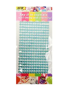 Стразы полужемчужины на подвесе с напылением, 240 шт, 6 мм, голубовато-мятные