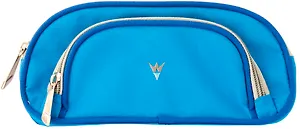 Пенал-косметичка "Classic Blue" ткань, две молнии, Silwerhof
