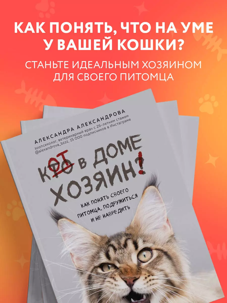 Кот в доме хозяин! Как понять своего питомца, подружиться и не навредить  (Александра Александрова) - купить книгу с доставкой в интернет-магазине  «Читай-город». ISBN: 978-5-04-113890-5