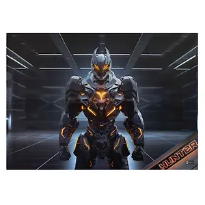 Клеенка для уроков труда "Огненный робот" 500*700мм, ПВХ 130мкм, подвес