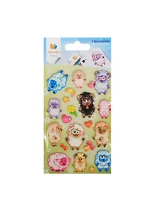 Наклейка декоративная зефирная 1 Смешинки 1 (95х185) (упаковка)