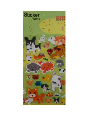 Наклейки Sticker World Собаки (ZC-B023) (11097503) (3+) (упаковка) — 2475847 — 1