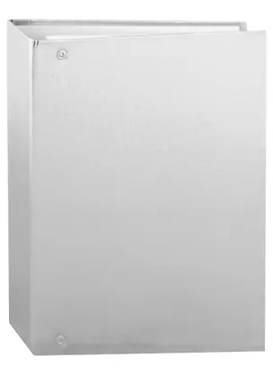 Тетрадь на кольцах в клетку Hatber, "Metallic Серебро", 120 листов 2900080