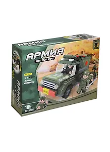 Конструктор пластмас. Армия Санитарная машина (22409) (185 дет.) (AUSINI) (коробка)