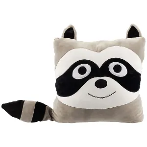 Подушка квадратная Енот (текстиль) (30х40) (12-01014-0025)