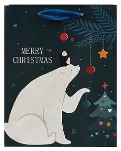 Пакет А5 23*18*10 "Дарите счастье!" Новый год, бум.мат