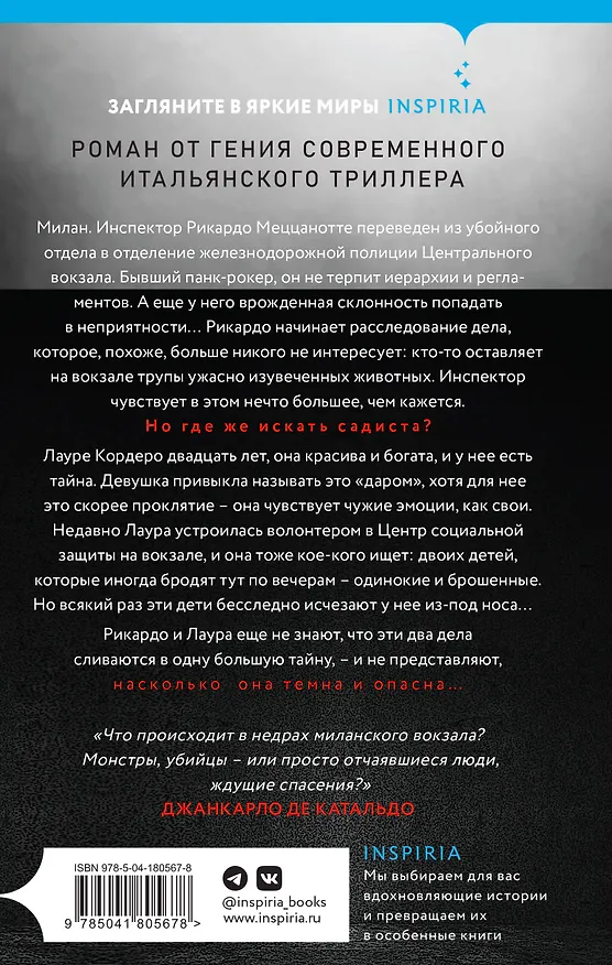 Книга Миланский вокзал (Якопо Де Микелис) — 2