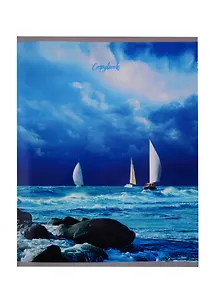 Тетрадь в клетку Unnika, "Морские дали", А4, 60 листов