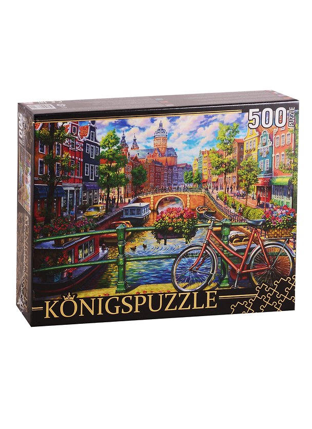 Пазл Канал в Амстердаме Konigspuzzle 500 элементов ХК500-6320 2798109 — 1