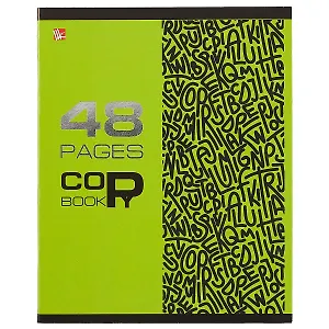 Тетрадь в клетку Unnika, "Цвет и графика", 48 листов, в ассортименте